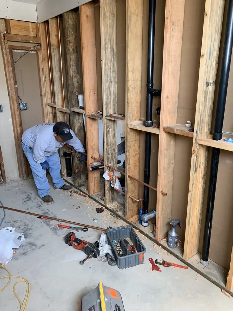 Commercial rough-in plumbing for Gas Line Repair in Solivita